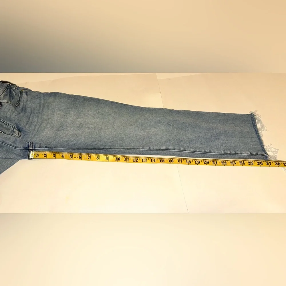 Kut From The Kloth Reese Ankle Straight Leg‎ Denim Raw Hem Jeans Women’s Size 4